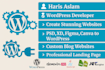 convert figma, xd, PSD, canva, or HTML to  wordpress website with elementor