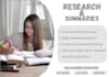 do research and writing