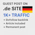 provide german guest post service with dofollow backlink