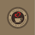 design natural organic coffee or cafe tea logo