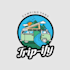 design premium camping vehicles themed logo