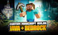 build minecraft castle, villages, base, hubs, spawns