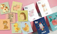 draw children illustration for flashcards, learning games and alphabet set