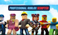 do professional roblox scripting for you as a roblox scripter