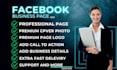 create facebook page, business page, and social media accounts