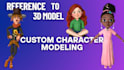 make a stunning 3d character model for films and games