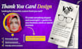 design premium insert card and thank you card that boosts your product sales