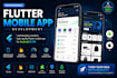develop a flutter mobile app for android and ios