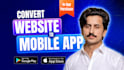 convert your website to android app and ios app