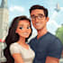 draw cartoon disney couple portrait