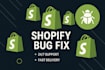 be your shopify developer, helps you fix store bugs