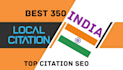 do 400 high quality india local citations google map SEO guest posting  backlink