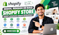 design, redesign or build shopify store, shopify ecommerce website development