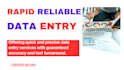 do high volume data entry with exceptional attention to detail
