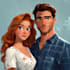 draw cartoon disney couple portrait