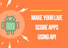 make your live score sports apps