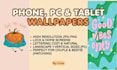 make a beautiful custom wallpaper for you