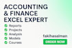 manage accounting, finance assignment and financial statement projects