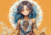 create unique tshirt illustration character