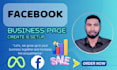 professional facebook page creation and  optimization for businesses