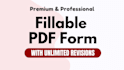create fillable pdf form or convert files to pdf