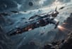 create a sci fi spaceship