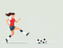 create flat minimalist vector illustrations