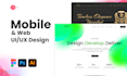 design mobile apps, web apps, and websites UI UX in figma