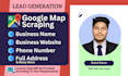 do google map lead generation, data scraping, and business leads extraction