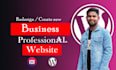 create new business website design and mobile responsive