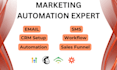 automate your CRM, email, SMS, funnel and social media
