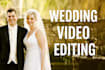do professional weddings, event and promo video editing