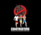 design particular animals coast busters team logo