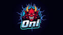 do oni head esport mascot logo design