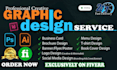 do professional creative graphic design flyer, poster design