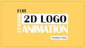 create custom 2d logo animation