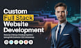 do custom website development, full stack website, front end web developer