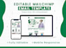 design editable mailchimp email template