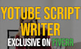 research and write your youtube video script