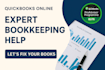 do quickbooks bookkeeping, accounts cleanup and reporting