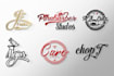 design unique vintage retro and typography logo