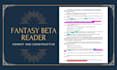 be your fantasy and romantasy beta reader