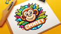 do awesome monkey mascot logo design