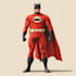 create scifi, superhero character art