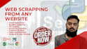 do fast and accurate web scraping or data scraping from any website