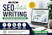 de SEO article writing, website content or blog writing