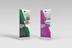 design creative roll up banner, retractable banner