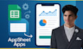 create or fix custom appsheet apps from excel or google sheets