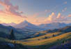 make a 3d environment concept art, background