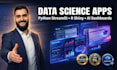 build data science apps and ai dashboards in python streamlit or r shiny